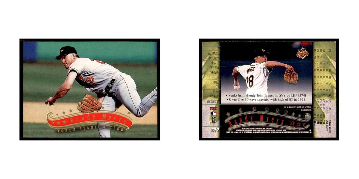1997 Stadium Club Randy Myers Baseball Cards #272
