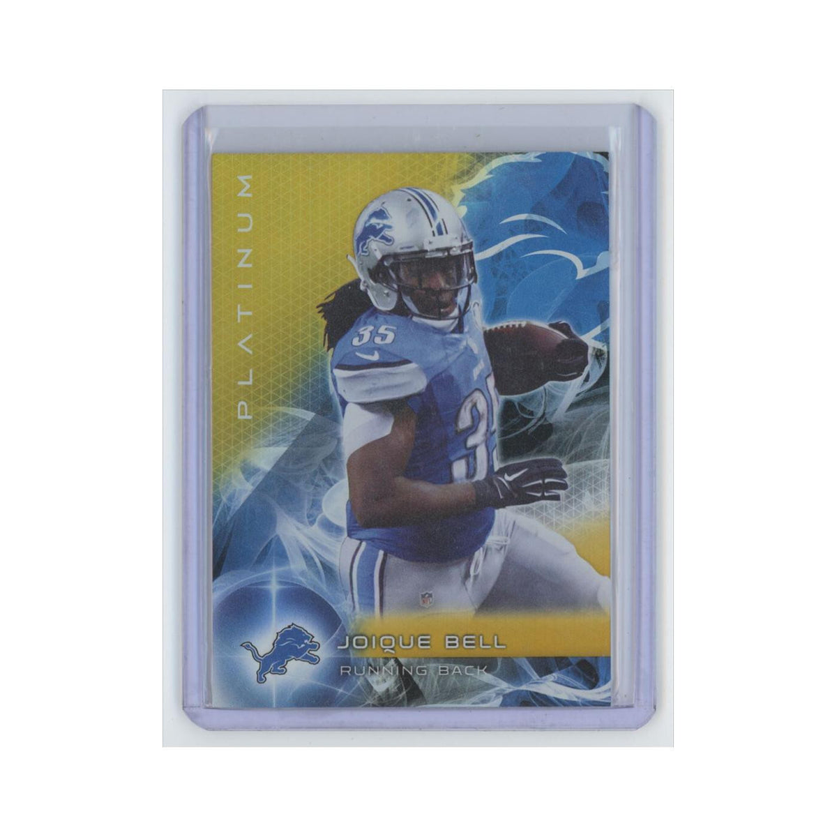 Joique Bell 2015 Topps Platinum #27 Detroit Lions Football Card NM