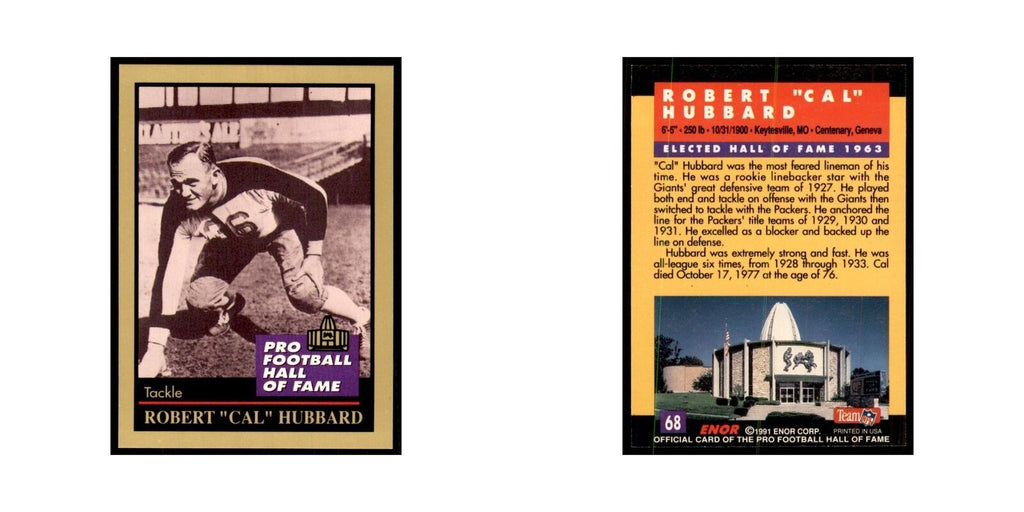 1991 ENOR Corp Robert Awalt Football Cards #68