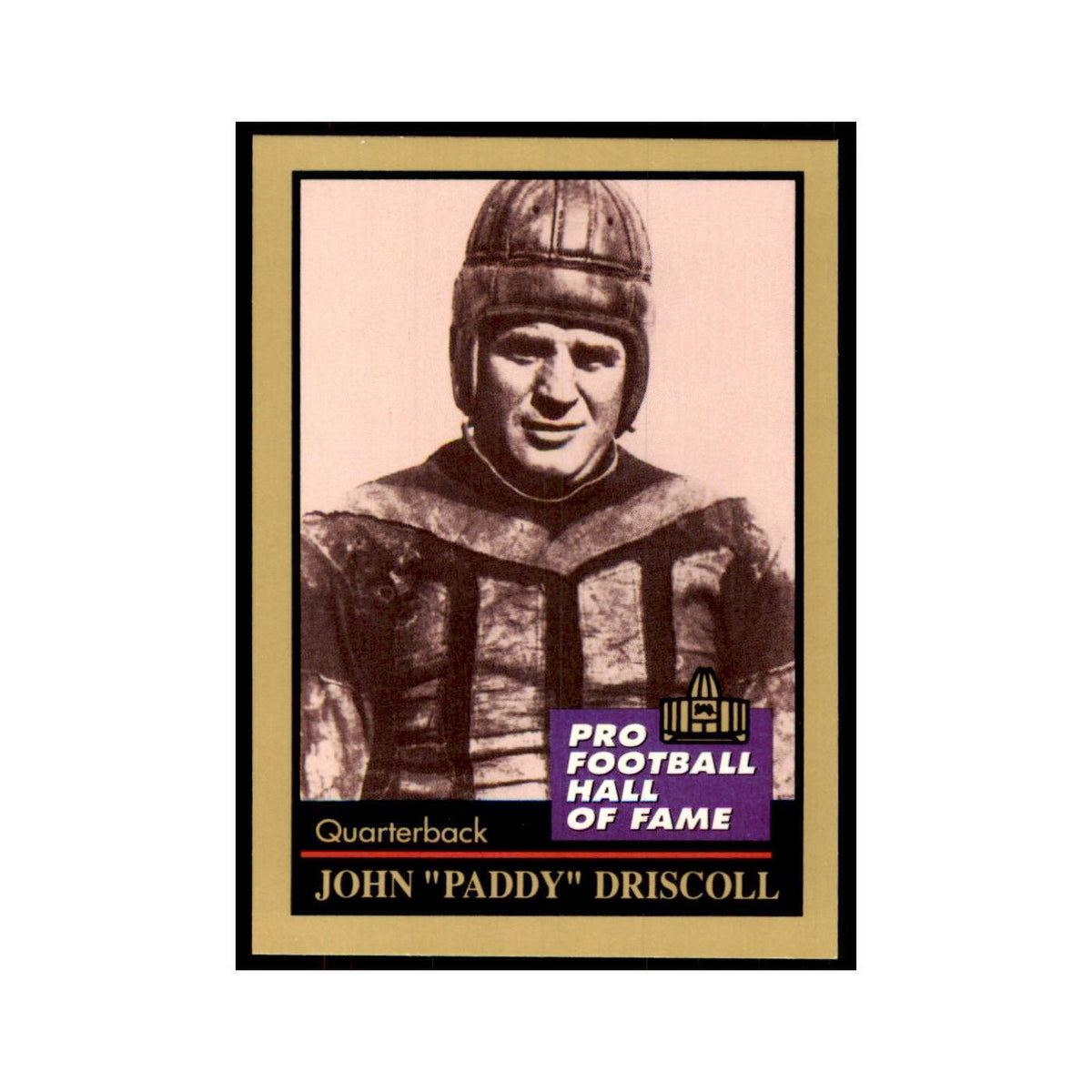 1991 ENOR Corp Paddy Driscoll Football Cards #36