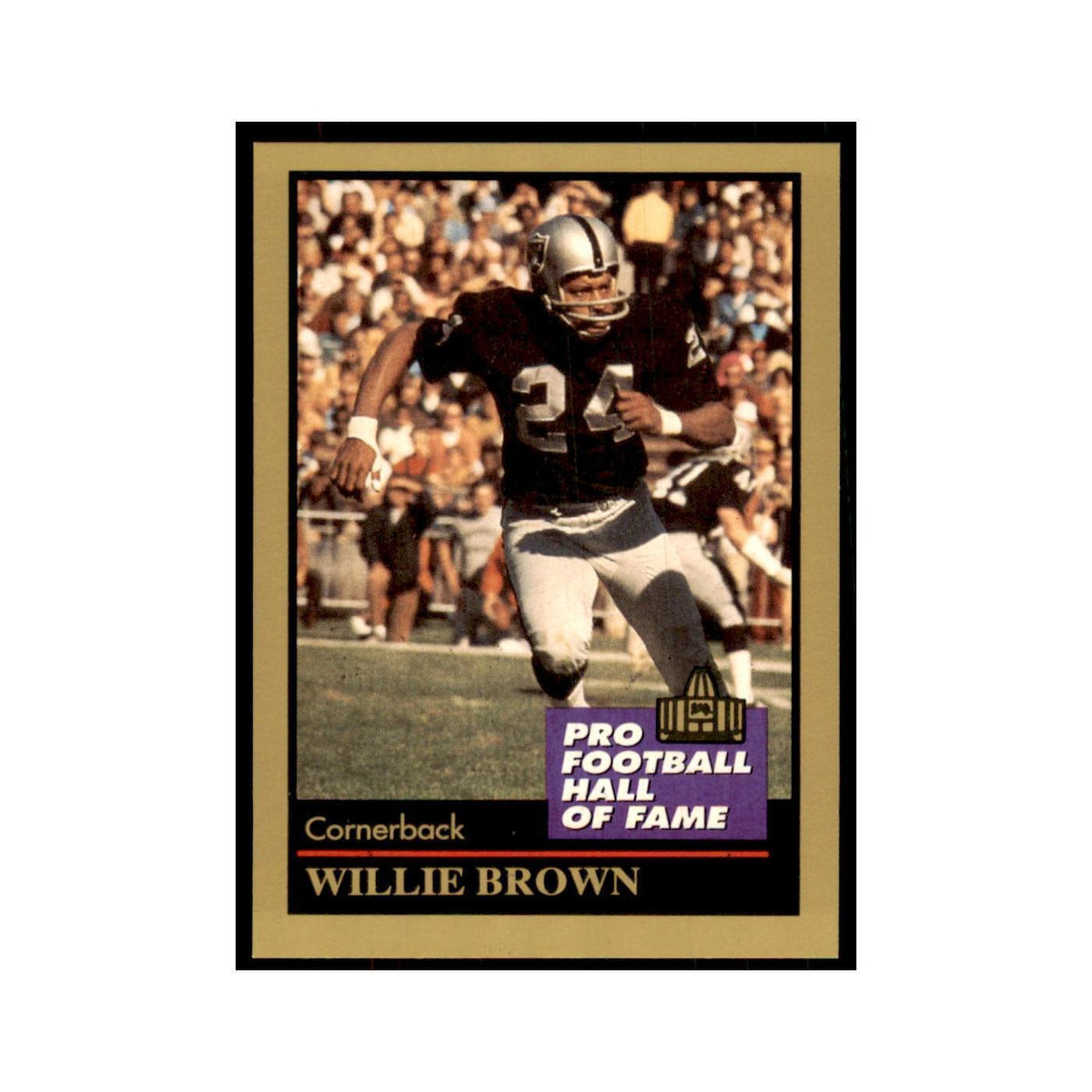 1991 ENOR Corp Willie Brown Football Cards #20