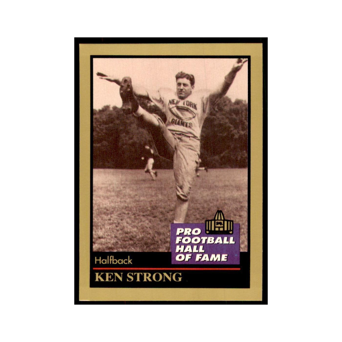 1991 ENOR Corp Ken Strong Football Cards #132