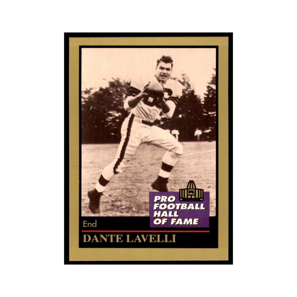 1991 ENOR Corp Dante Lavelli Football Cards #85
