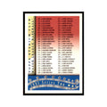 1997 Stadium Club Checklist Baseball Cards #1 OF 4
