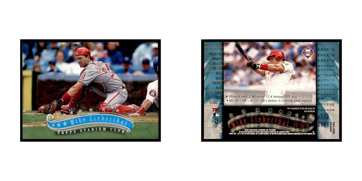 1997 Stadium Club Mike Lieberthal Baseball Cards #364
