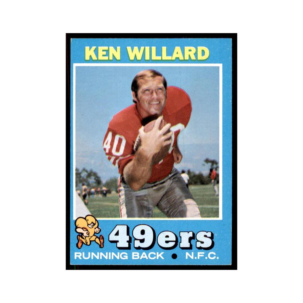 1971 Topps Ken Willard Football Cards #129