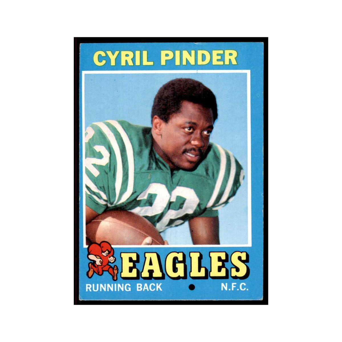 1971 Topps Cyril Pinder Football Cards #87