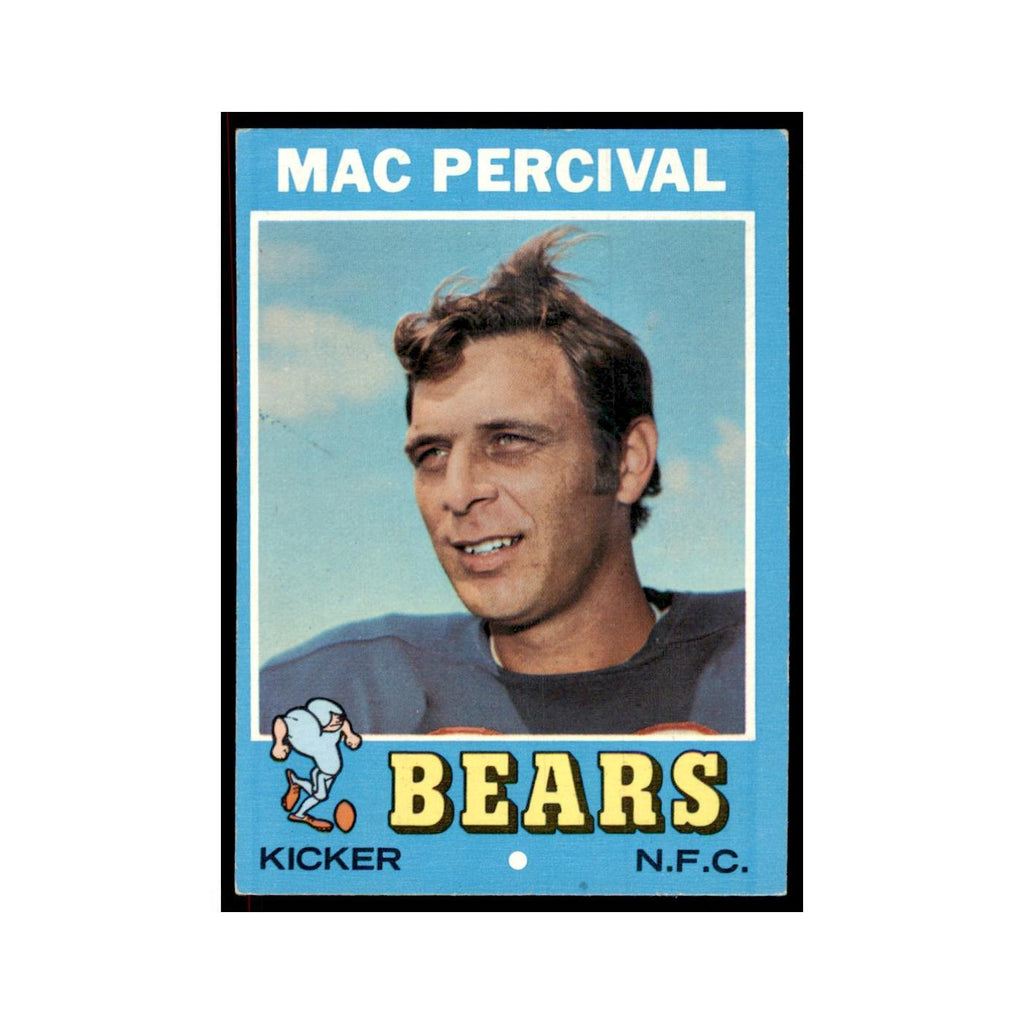 1971 Topps Mac Percival Football Cards #176