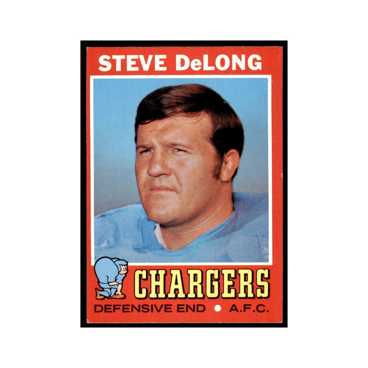 1971 Topps Steve DeLong Football Cards #92