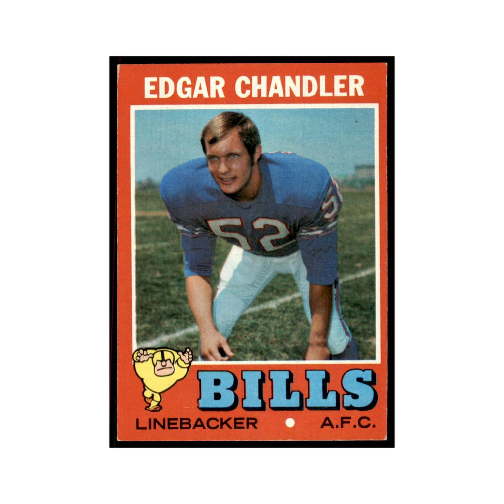 1971 Topps Edgar Chandler Football Cards #86