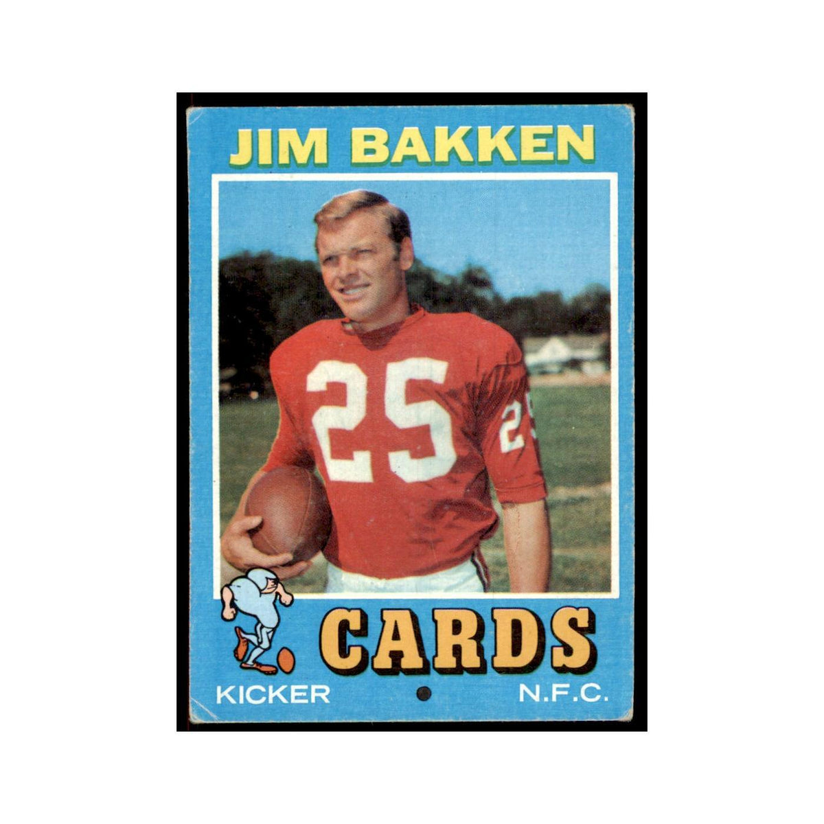 1971 Topps Jim Bakken Football Cards #214