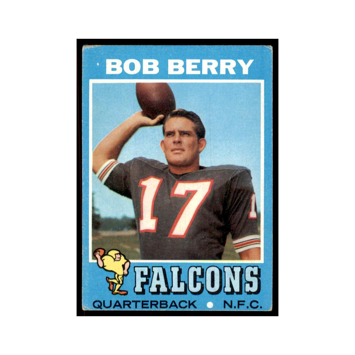 1971 Topps Bob Berry Football Cards #195
