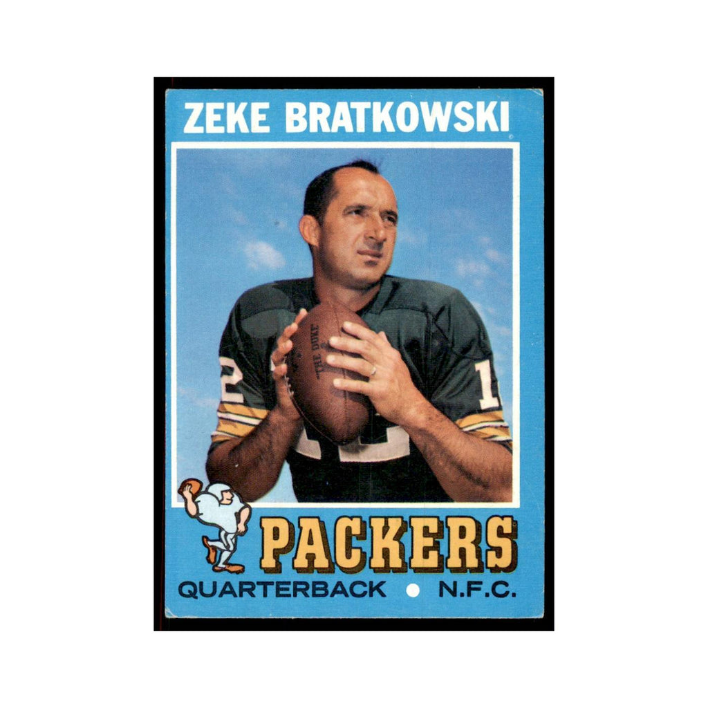1971 Topps Zeke Bratkowski Football Cards #111
