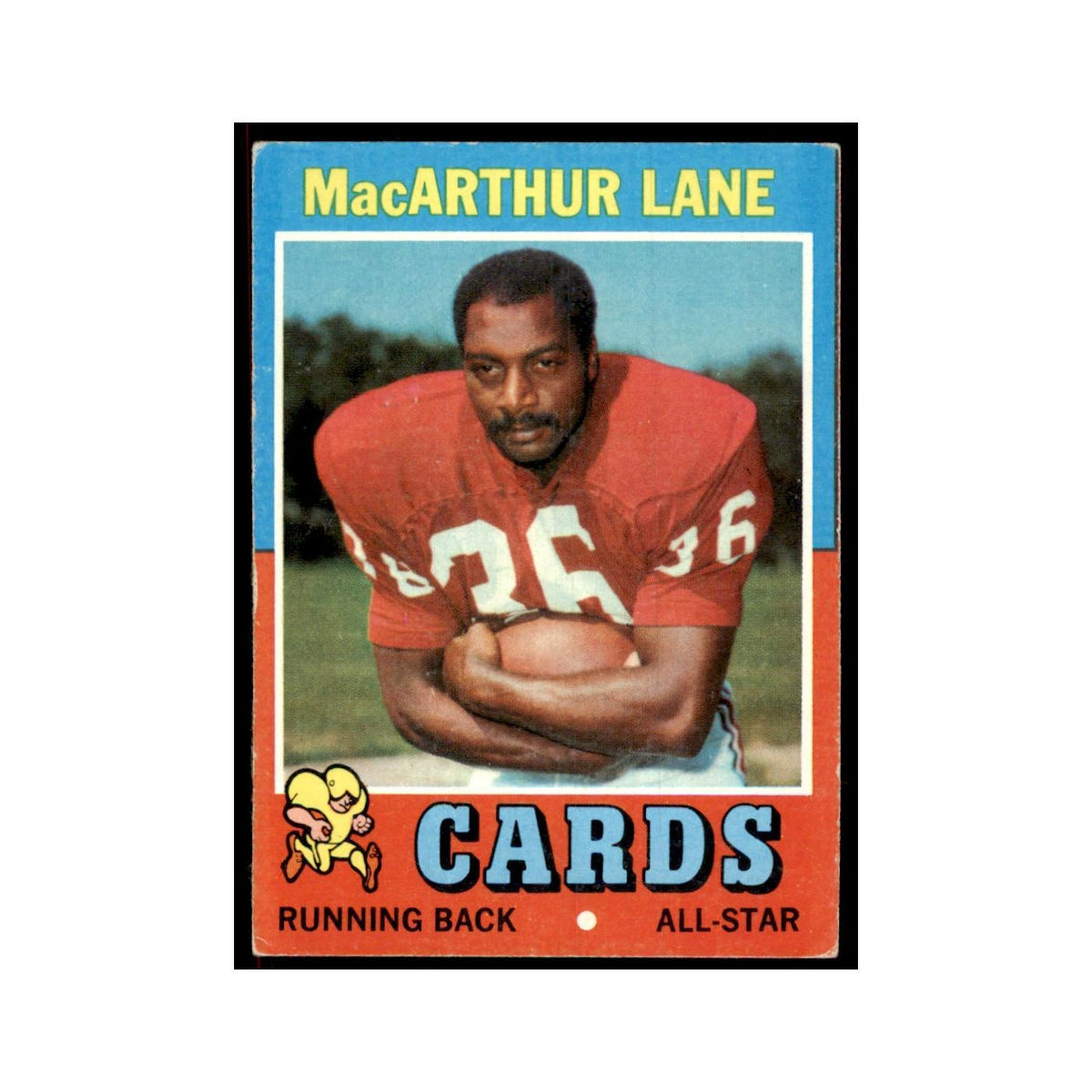 1971 Topps MacArthur Lane Football Cards #135