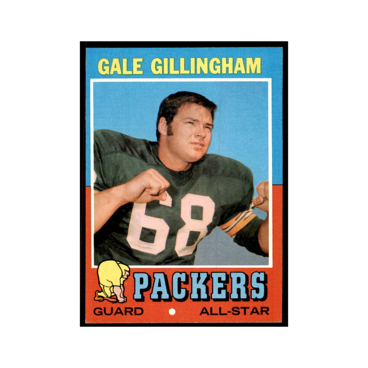 1971 Topps Gale Gillingham Football Cards #83