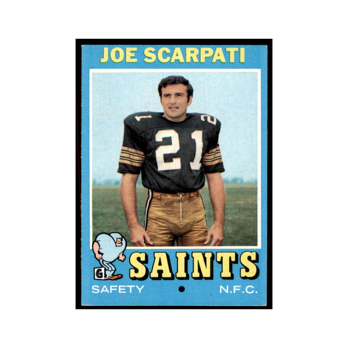 1971 Topps Joe Scarpati Football Cards #173