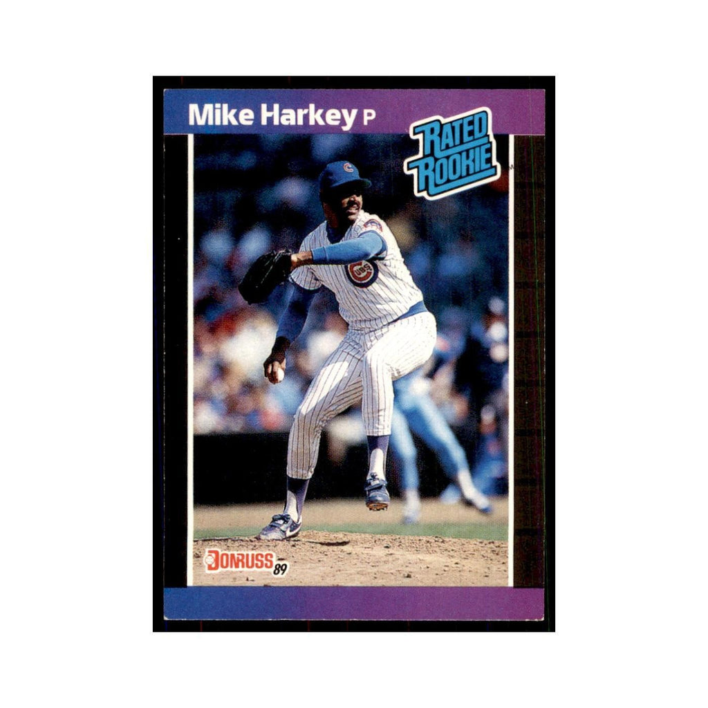 1989 Donruss Mike Harkey Baseball Cards #43