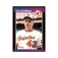 1989 Donruss Curt Schilling Baseball Cards #635