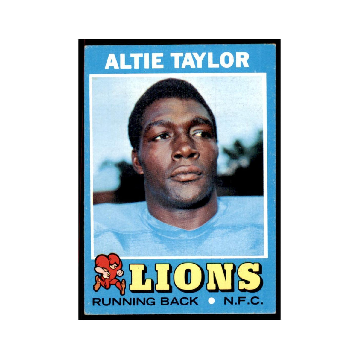 1971 Topps Altie Taylor Football Cards #62