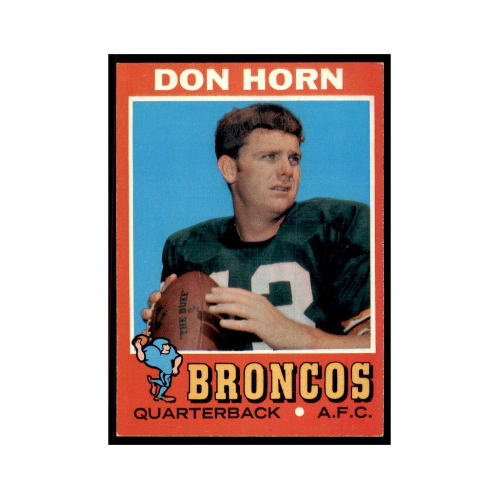 1971 Topps Don Horn Football Cards #59