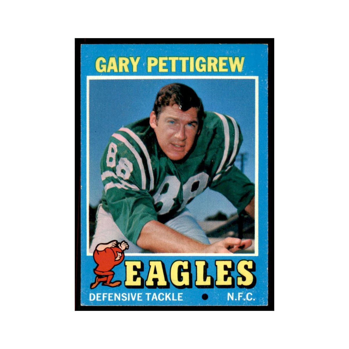 1971 Topps Gary Pettigrew Football Cards #63