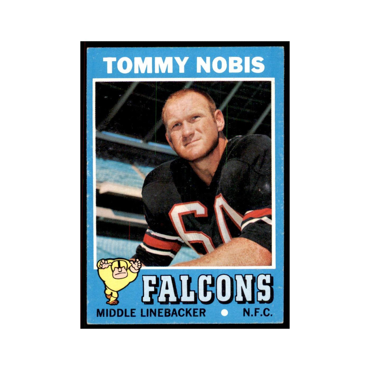 1971 Topps Tommy Nobis Football Cards #60