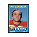 1971 Topps Cas Banaszek Football Cards #52