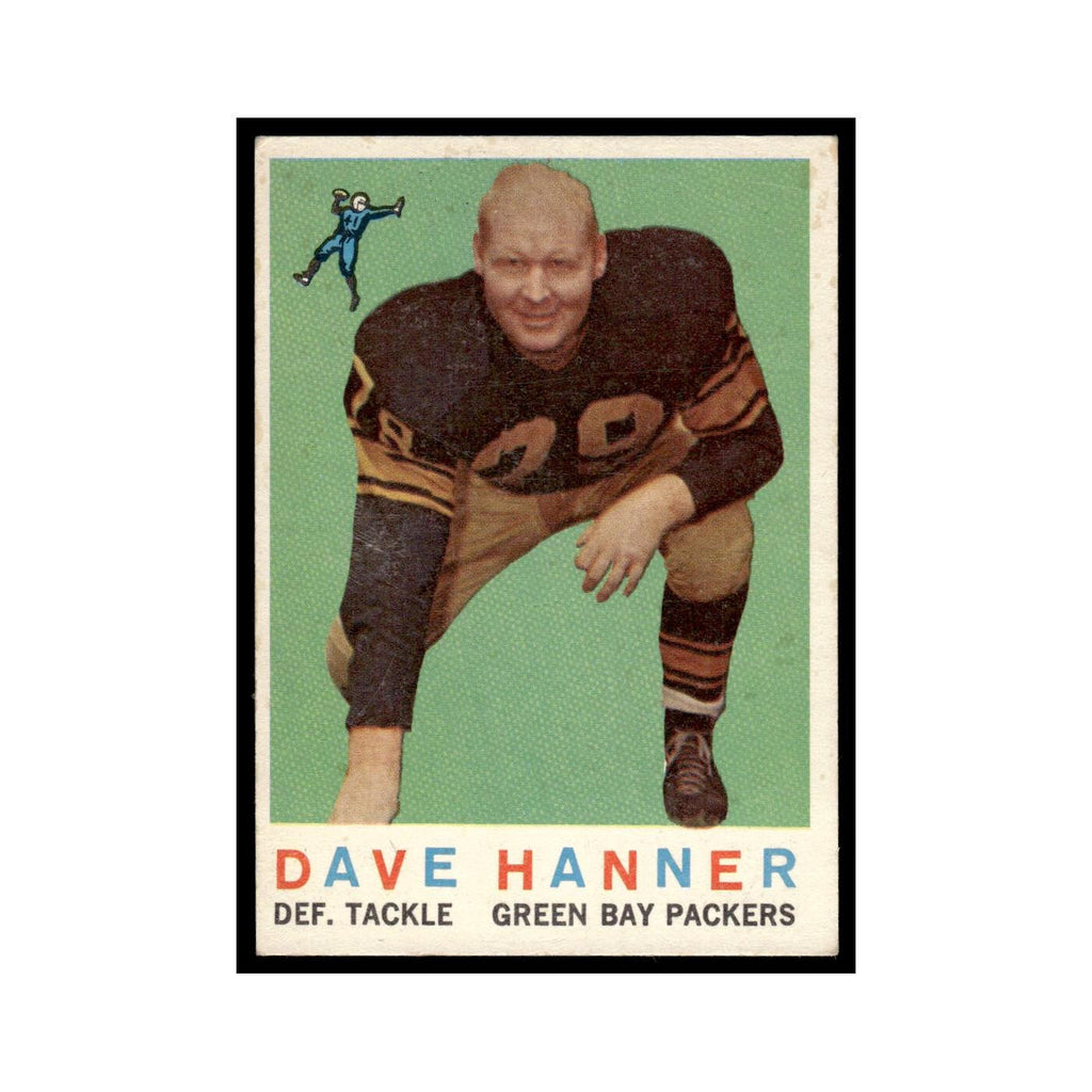 Dave Hanner 1959 Topps #64 Green Bay Packers Football Card EX