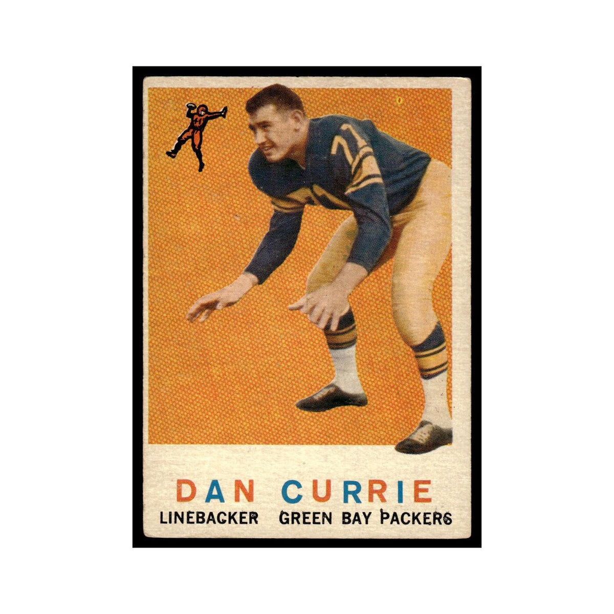Dan Currie Rookie 1959 Topps #162 Green Bay Packers Football Card EX
