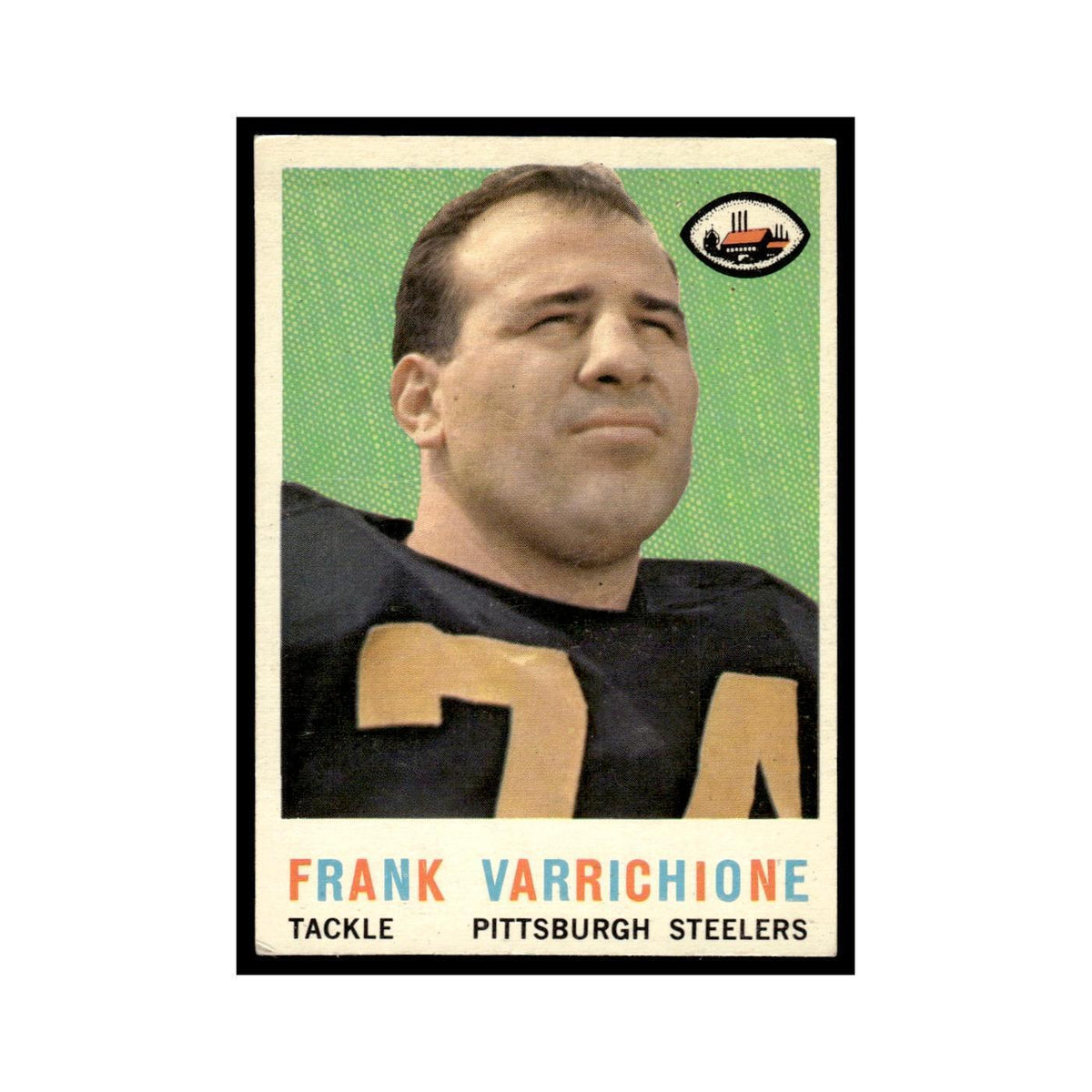 Frank Varrichione 1959 Topps #119 Pittsburgh Steelers Football Card EX