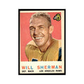 Will Sherman 1959 Topps #127 Los Angeles Rams Football Card EX