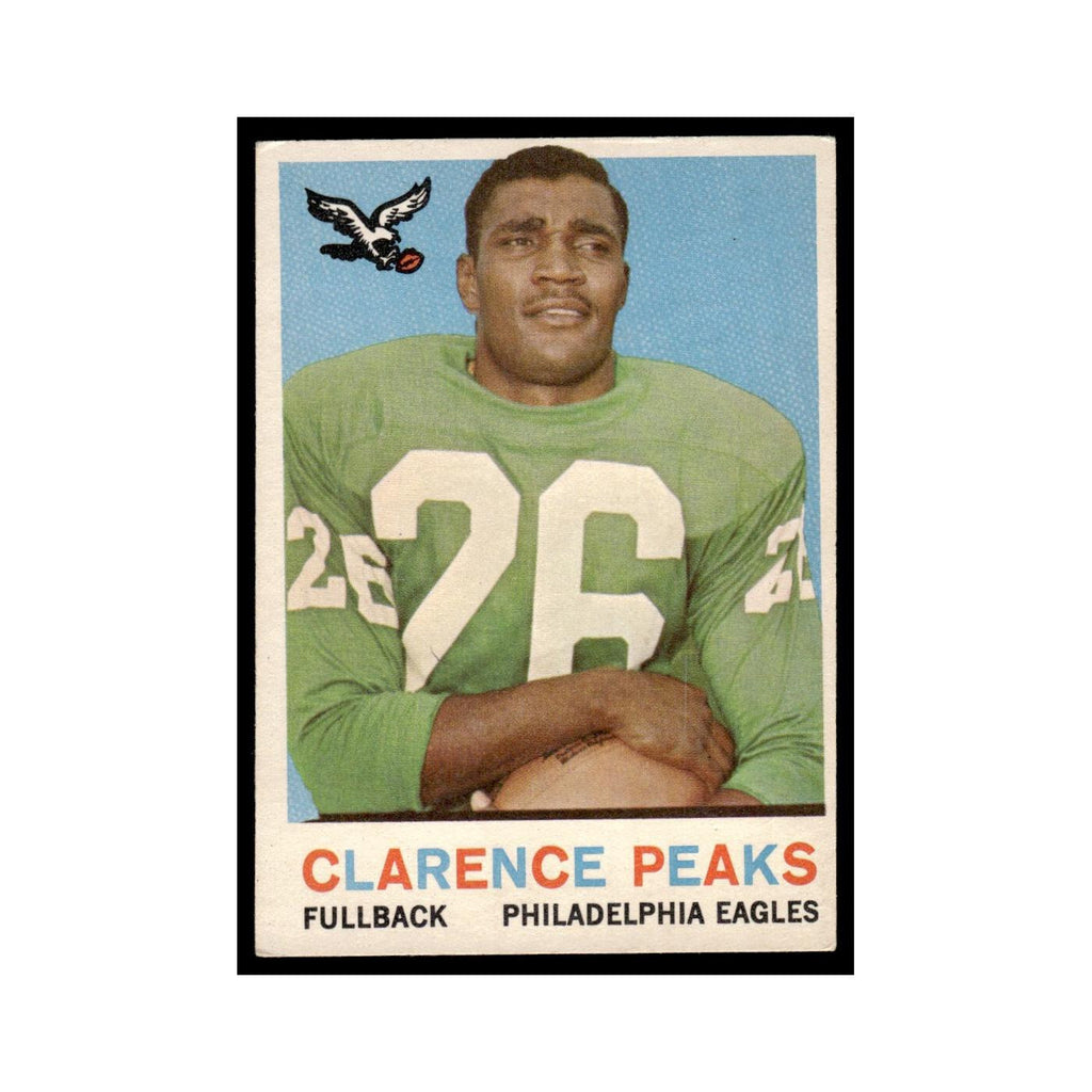 Clarence Peaks 1959 Topps #8 Philadelphia Eagles Football Card EX