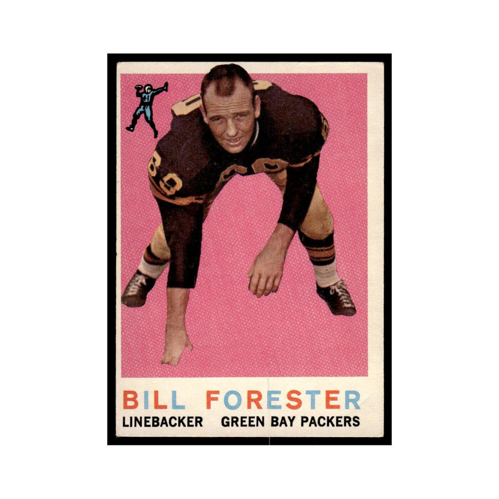 Bill Forester 1959 Topps #39 Green Bay Packers Football Card EX