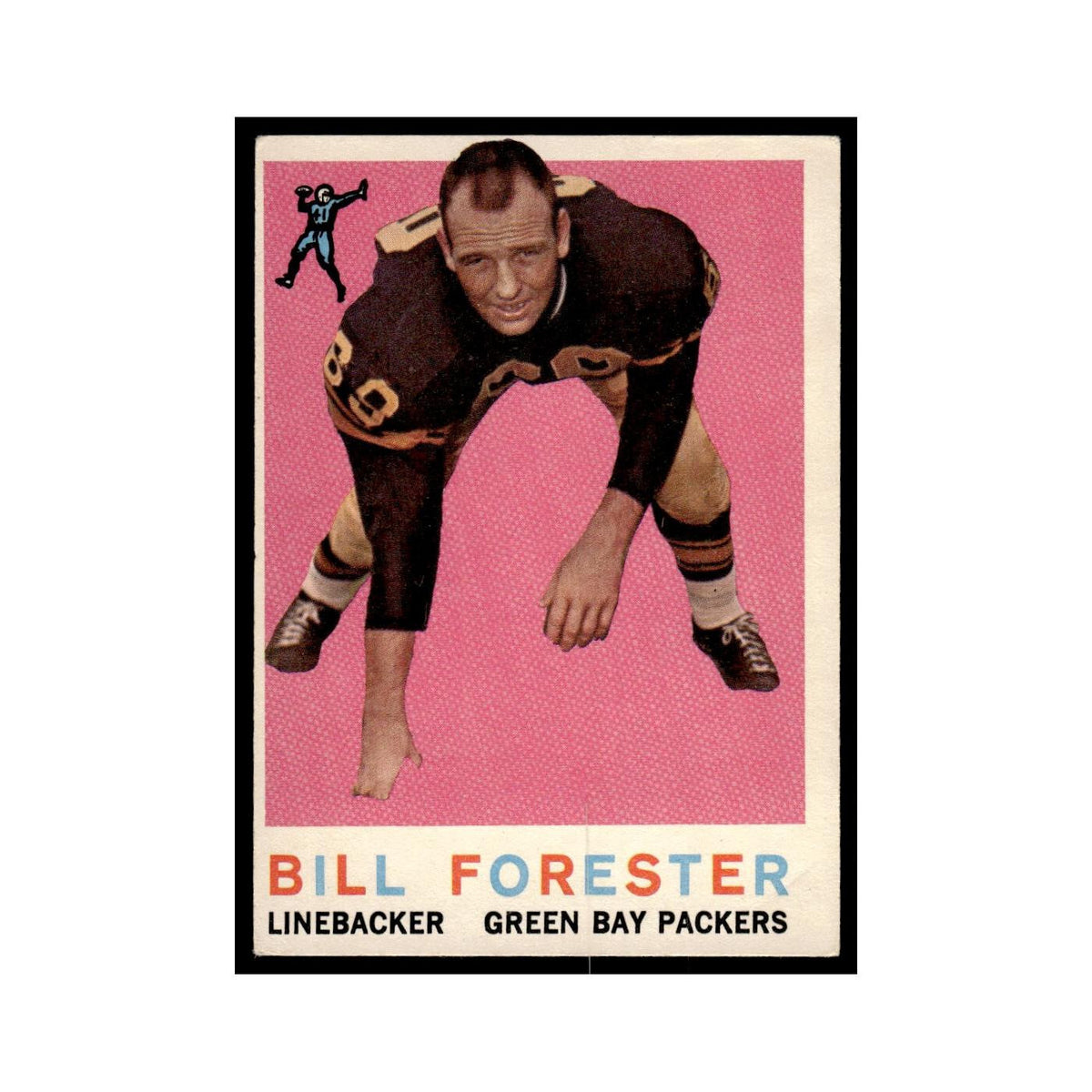 Bill Forester 1959 Topps #39 Green Bay Packers Football Card EX