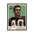 Preston Carpenter 1959 Topps #18 Cleveland Browns Football Card EX