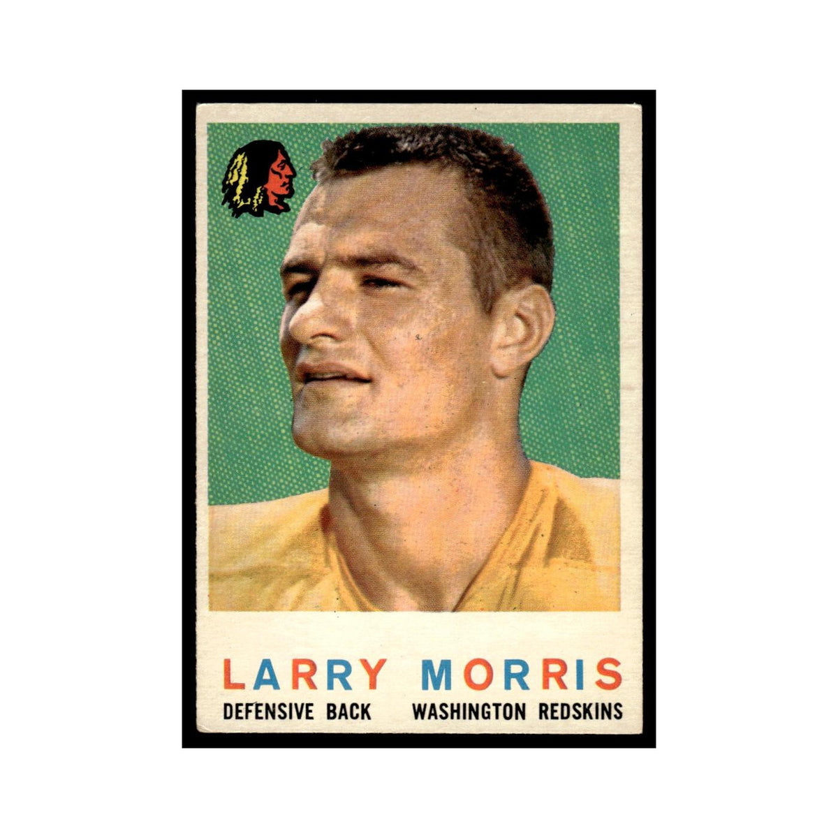 Larry Morris 1959 Topps #141 Washington Redskins Football Card EX