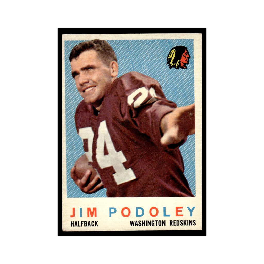 Jim Podoley 1959 Topps #165 Washington Redskins Football Card EX