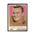 Ken Panfil Rookie 1959 Topps (Damaged) #71 Chicago Cardinals Football Card Poor