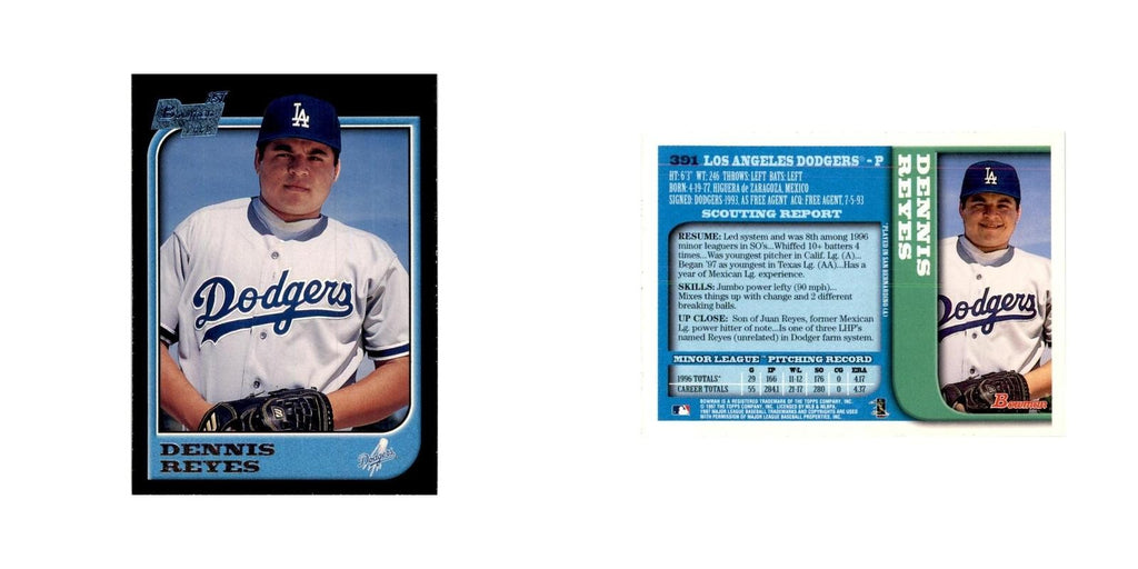 1997 Bowman Dennis Reyes Baseball Cards #391