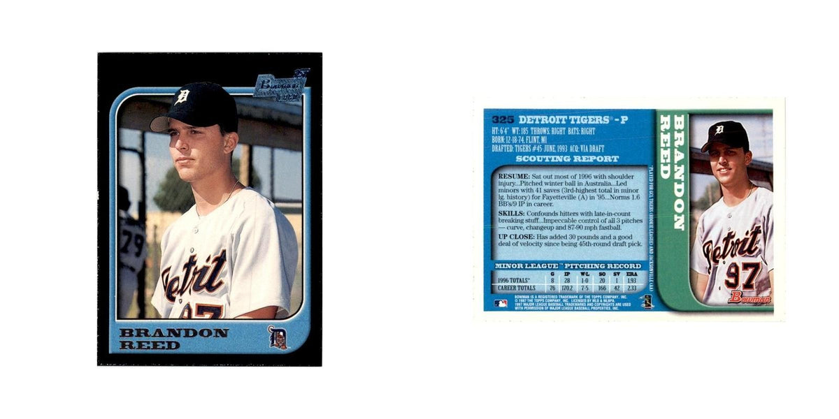 1997 Bowman Brandon Reed Baseball Cards #325