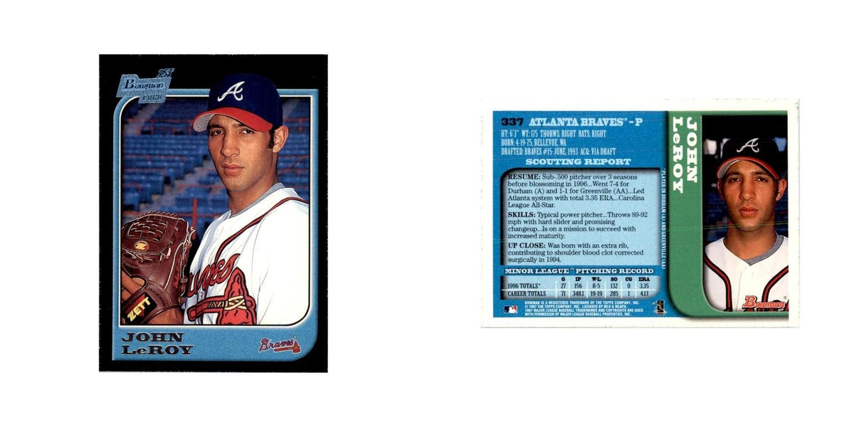 1997 Bowman John LeRoy Baseball Cards #337