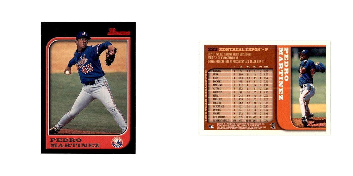 1997 Bowman Pedro Martinez Baseball Cards #223