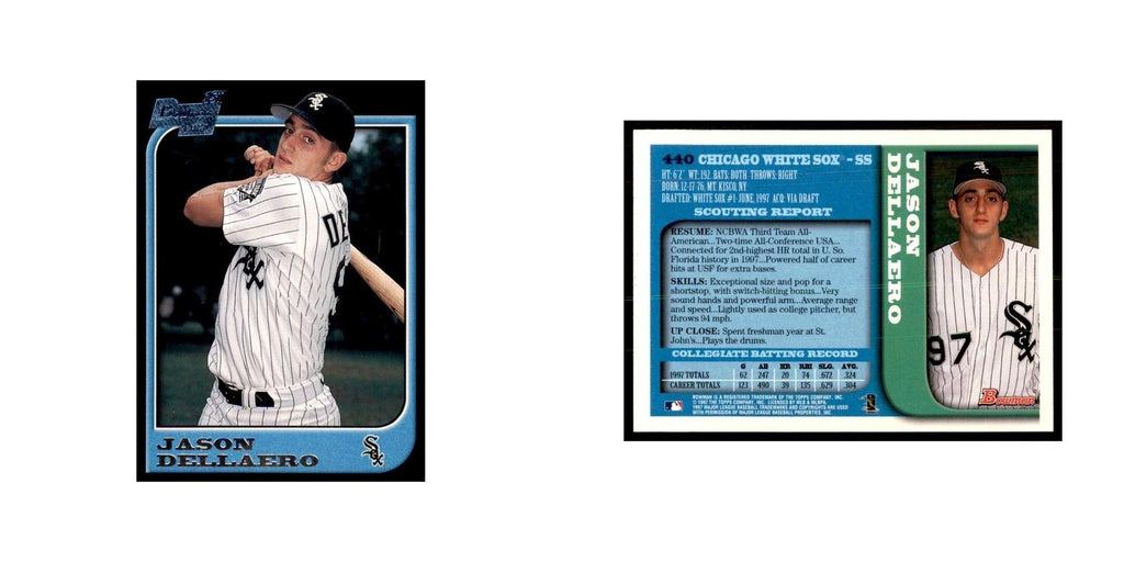 1997 Bowman Jason Dellaero Baseball Cards #440