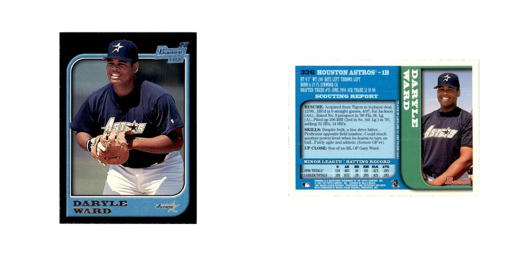 1997 Bowman Daryle Ward Baseball Cards #336