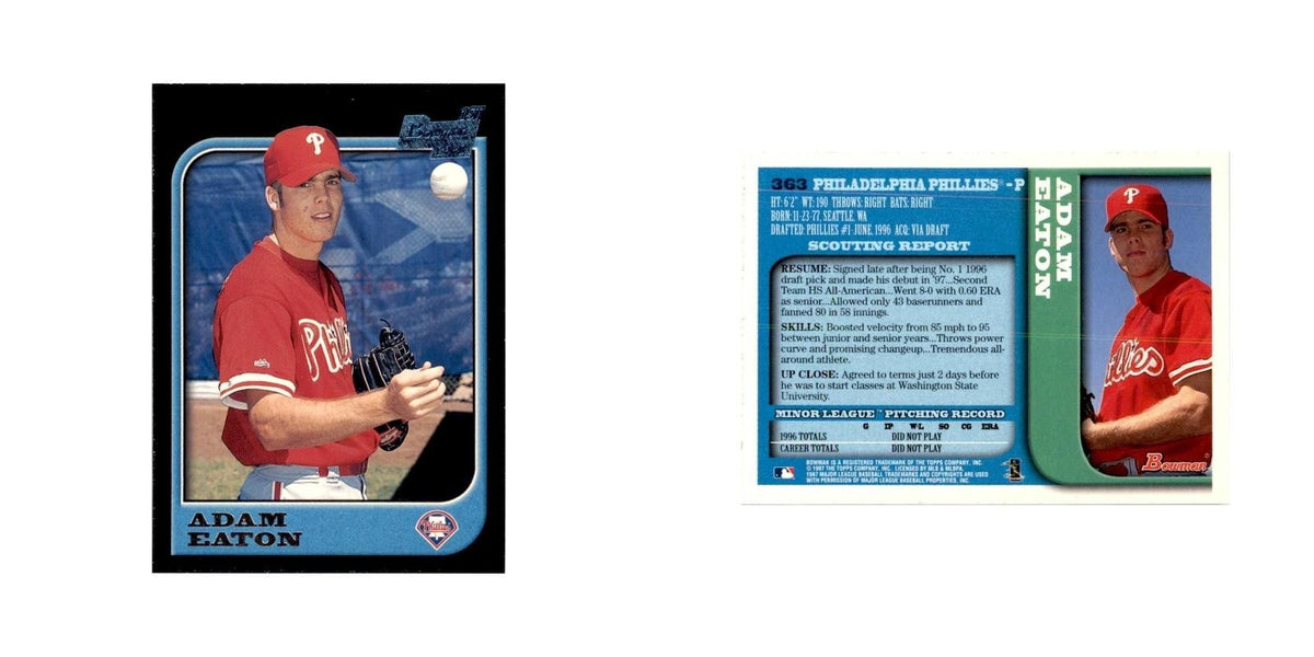 1997 Bowman Adam T. Eaton Baseball Cards #363