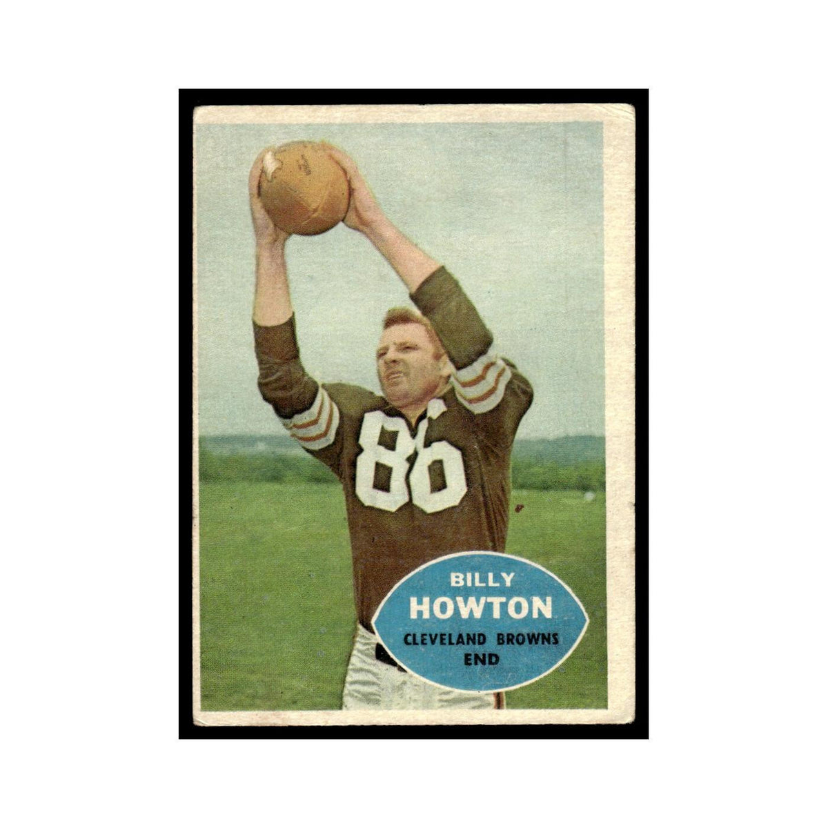 Billy Howton 1960 Topps #27 Cleveland Browns Football Card EX