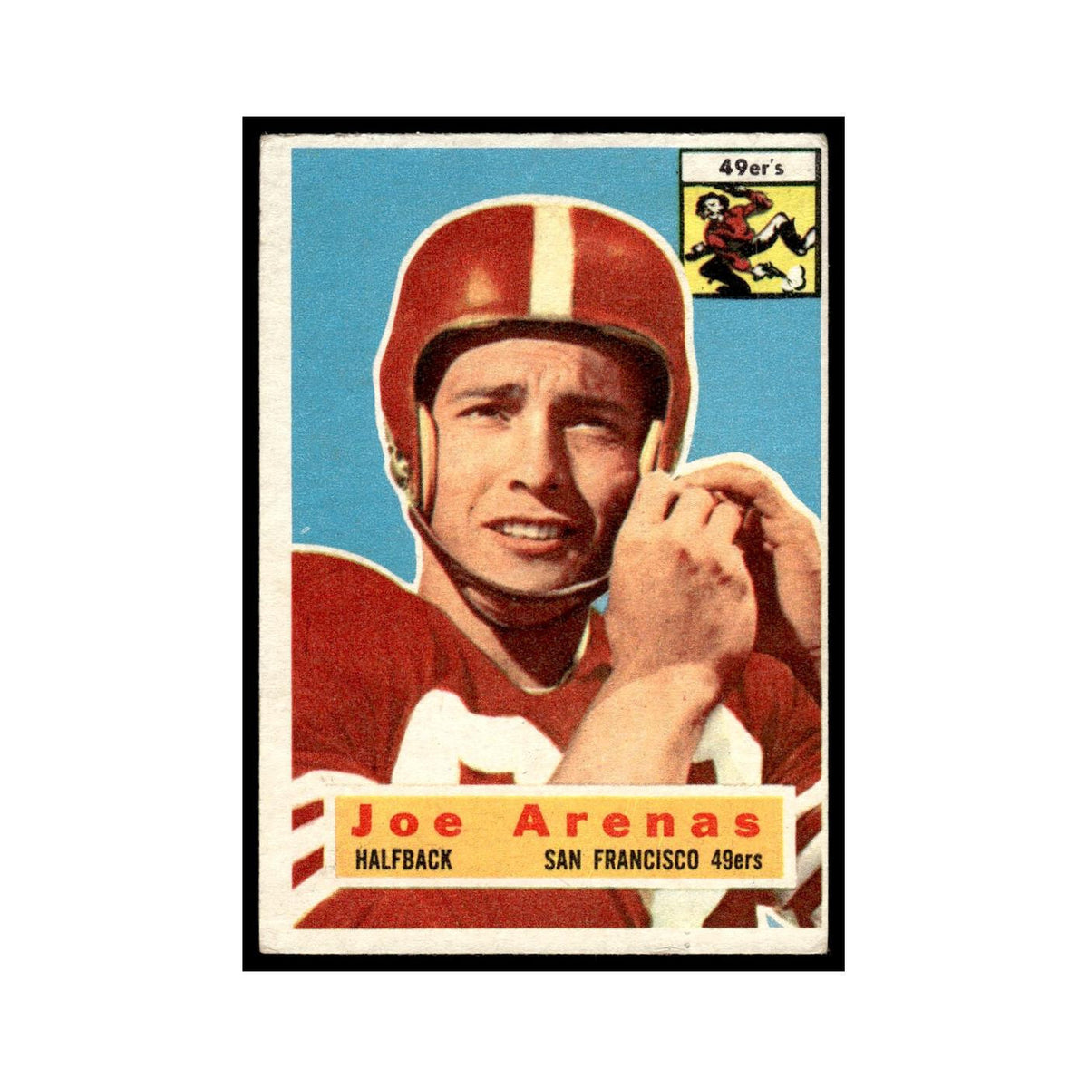 Joe Arenas 1956 Topps #38 San Francisco 49ers Football Card EX