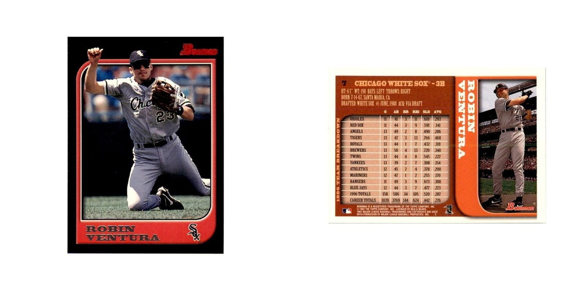 1997 Bowman Robin Ventura Baseball Cards #7