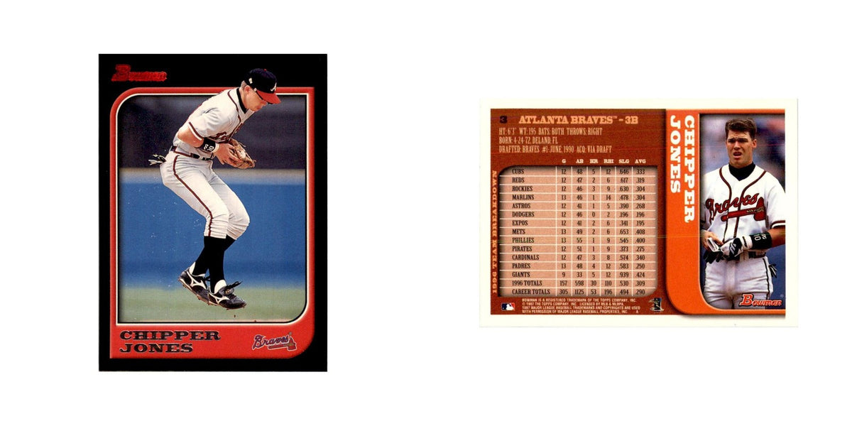 1997 Bowman Chipper Jones Baseball Cards #3