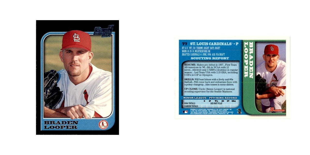 1997 Bowman Braden Looper Baseball Cards #77